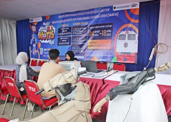 Program Motor Gratis Dukung Keselamatan Mudik Lebaran: KAI Daop 3 Cirebon Berperan Aktif
