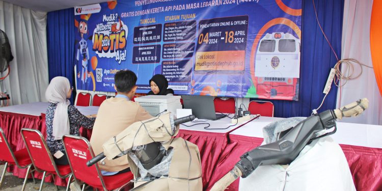 Program Motor Gratis Dukung Keselamatan Mudik Lebaran: KAI Daop 3 Cirebon Berperan Aktif