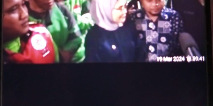Bupati Hj.Nina Agustina Bukber di Anjatan