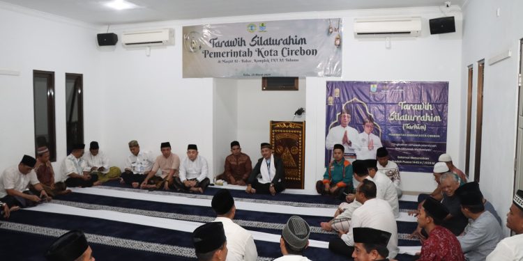 Kapolres Ciko Hadiri Tarhim Forkopimda Kota Cirebon di Masjid Jami Al-Bahar Komplek Lanal 