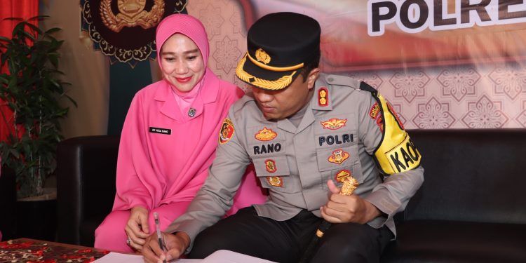 Spirit dan Motivasi, Kapolres Ciko Bersama Ketua Bhayangkari Kunjungi Pospam