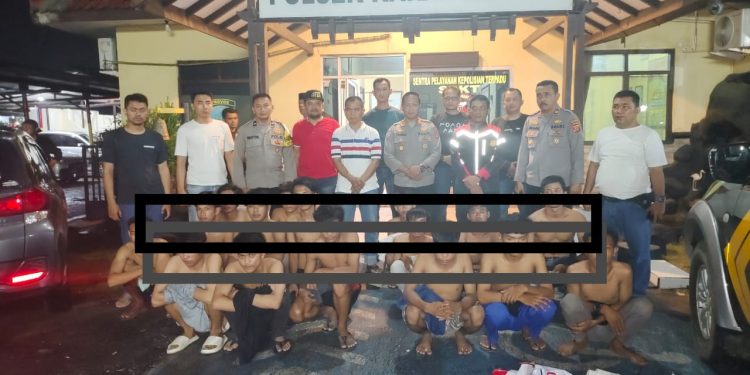 Tim Gabungan di Indramayu Gerebek Markas Geng Motor, 16 Orang Diamankan