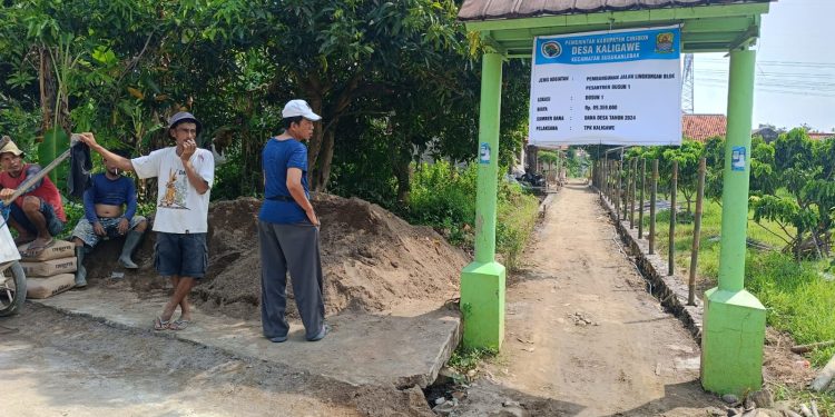 Tingkatkan Infrastruktur, Pemdes Kaligawe Gelar Pembangunan Skala Prioritas