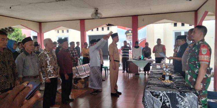 Abib Soni Dilantik Jadi Pejabat Kuwu Desa Panggang Sari