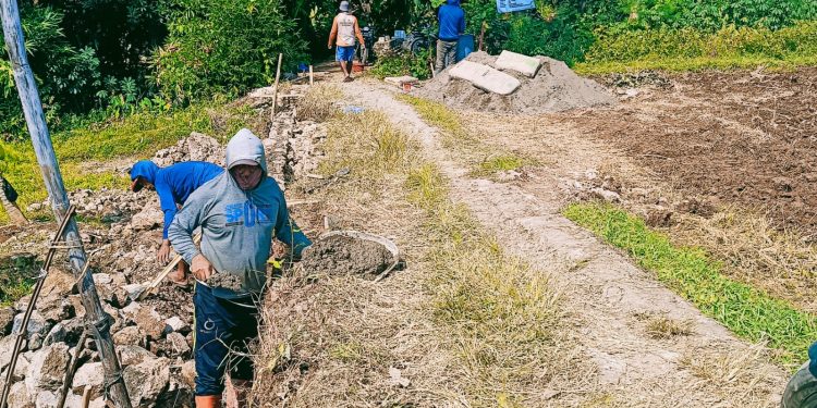 Pemerintah Desa Susukanagung Bangun Jalan Usaha Tani