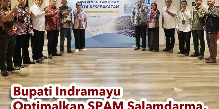 Bupati Indramayu Optimalkan SPAM Salamdarma