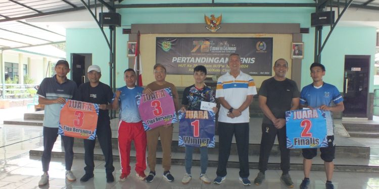 Kodim 0614/Kota Cirebon Memeriahkan HUT ke-78 Kodam III/Siliwangi dengan Pertandingan Tenis Meja