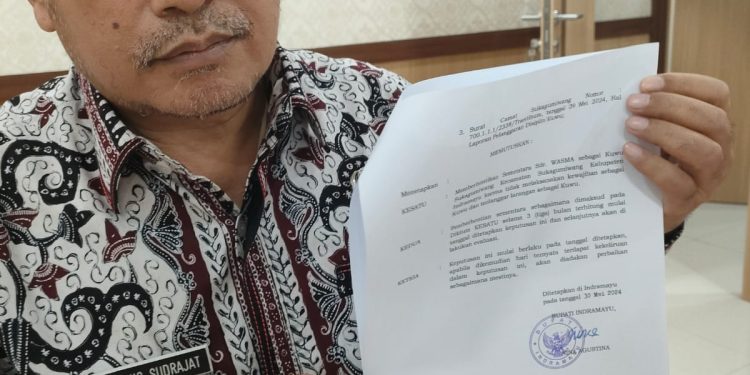 Imbas Ancam Bunuh Wartawan, Kuwu Sukagumiwang Akhirnya Diberhentikan Sementara