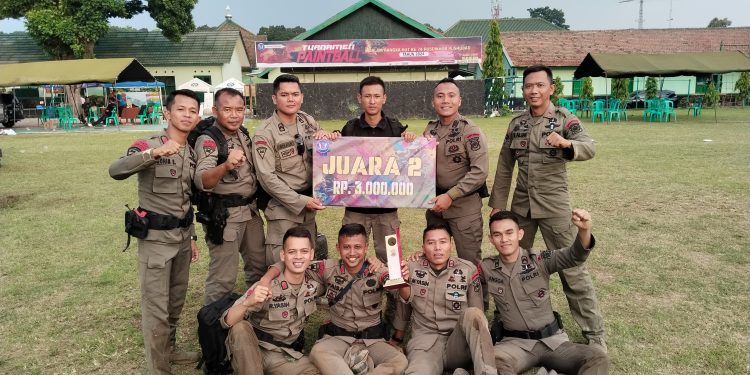 Brimob Yon C Pelopor Polda Jabar Raih Juara 2 Turnamen Paintball HUT Pusdikhub ke-74