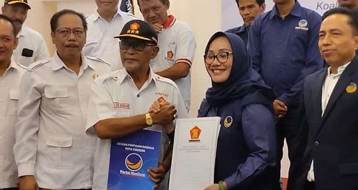Partai Nasdem dan Gerindra Resmi Deklarasi Koalisi di Pilwalkot Cirebon 