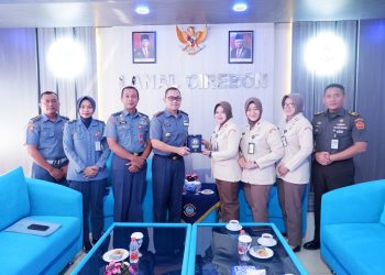 Danlanal Cirebon Terima Kunjungan Tim Pusrehab Kemhan RI untuk Penyandang Disabilitas TNI dan PNS