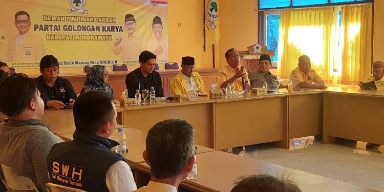Temui Pimpinan Golkar Indramayu, Lucky Tawarkan Nasdem Gabung Koalisi