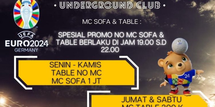 Yuh Datang Nonton Bareng UEFA EURO Cup Di Under Ground , Apita Village Ciledug