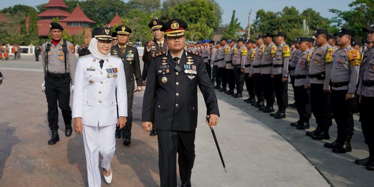Peringatan Hari Bhayangkara Ke-78 Wujud Sinergitas Polri, TNI dan Pemkab Indramayu