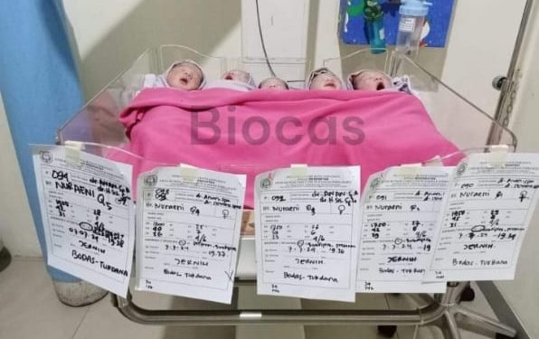 Pertama Terjadi, Bayi Kembar 5 Lahir di RSUD Indramayu
