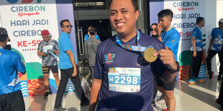 Kapolres Ciko Berlari Bersama Ribuan Peserta Dalam Jabar Run 10K