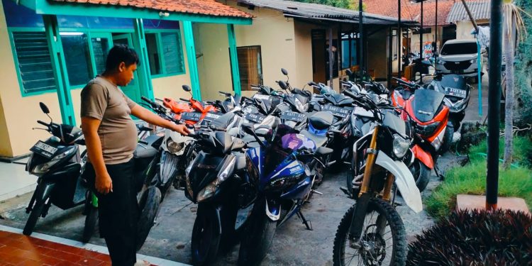 Polsek Jatibarang Gagalkan Dua Kelompok Geng Motor Hendak Tawuran