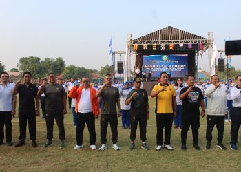 Dandim 0614 Kota Cirebon Hadiri Acara Puncak Hari Jadi Lanal Cirebon Ke-78