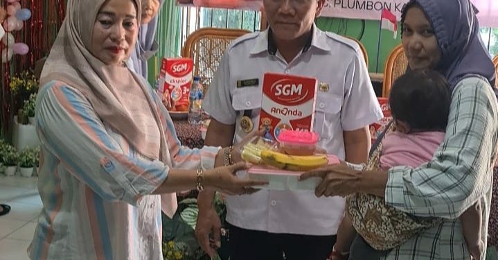 Pemdes Kedungsana Bersama Puskesmas Plumbon Laksanakan Launching PMT Untuk Anak – Anak dan Ibu Hamil