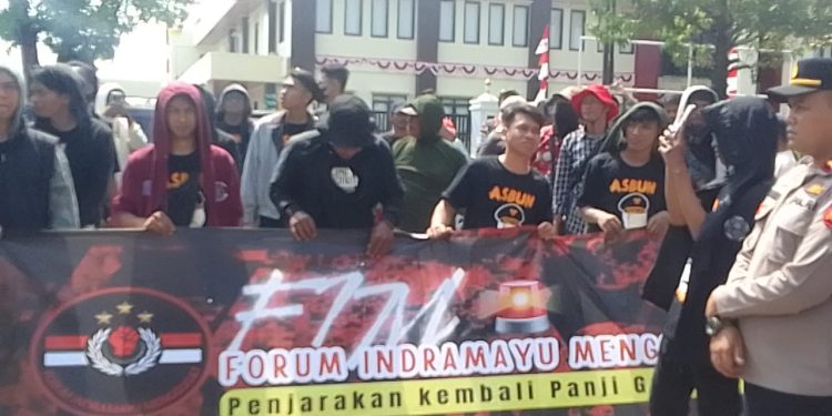 Panji Gumilang Kembali di Demo, Massa Minta Kejaksaan Indramayu Mengadili Atas Dugaan Kasus TPPU