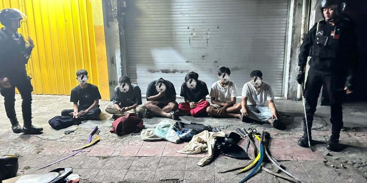 Sat Samapta Polres Ciko Amankan Belasan Remaja Diduga Hendak Terlibat Tawuran Konten