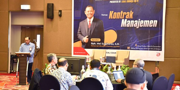 Cegah Konflik dengan Perusahaan Kontraktor, Pertamina RU VI Gelar Workshop Hukum