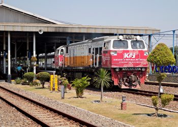 KAI Warnai HUT RI Ke-79 dengan Hiasan Merah Putih di Kereta dan Stasiun