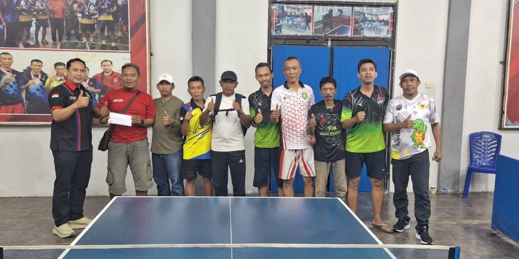 Atlet Tenis Meja Kecamatan Tengahtani Raih Juara 1 Di Porkab Cirebon 2024