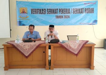 Mencari Data Yang Akurat Dan Tepat Terkait Keberadaan Serikat Pekerja, Puluhan Serikat Pekerja Diverifikasi Disnaker Bidang Hubin