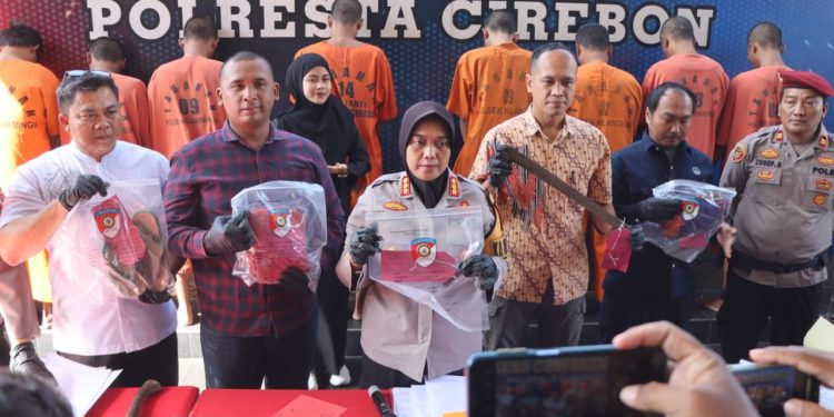 Polresta Cirebon Ungkap 9 Kasus Kriminal di Agustus 2024