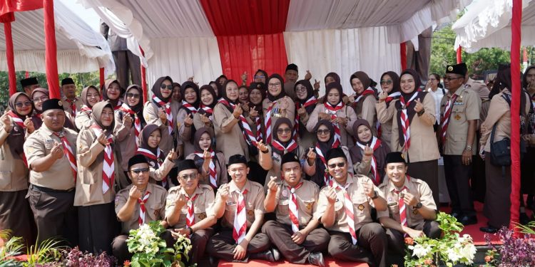 Peringatan Hari Pramuka ke-63 Dimeriahkan dengan Penghargaan dan Aksi Sosial