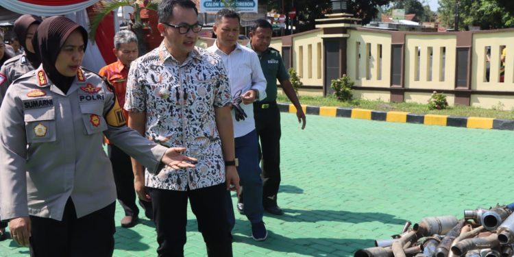 1.350 Knalpot Bising Dimusnahkan, Pj Bupati Apresiasi Langkah Polresta