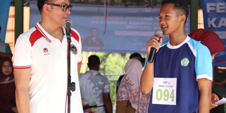 Buka Festival Olahraga Pendidikan Kabupaten Cirebon 2024, PJ Bupati Cirebon: Ajang Mengasah Fisik dan Semangat Juang Pelajar