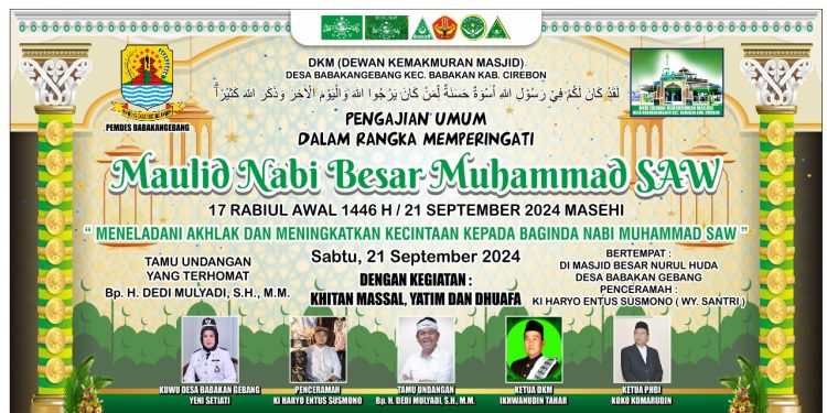 Pengurus DKM Masjid Nurul Huda Desa Babakan Gebang Berharap H.Dedi Mulyadi KDM Hadir Dalam Acara Maulid Nabi Muhamad SAW 