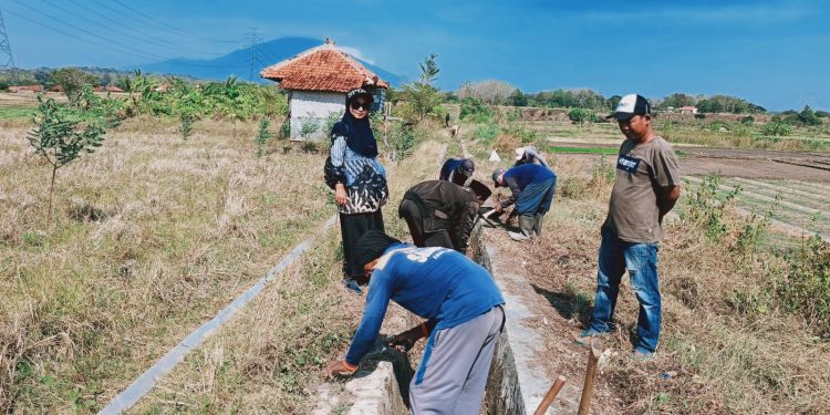 Pemdes Kaligawe Wetan Rehabilitasi Saluran Irigasi Cineumbeuy