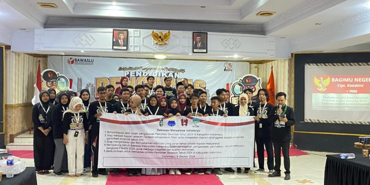 Bawaslu Indramayu Gelar Kegiatan Pendidikan Pengawas Partisipatif Untuk Mahasiswa