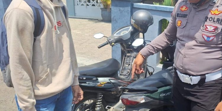 Gunakan Plat Nomor Tidak Sesuai Standar, “J 4 NDA” Ditangkap Polisi Polres Indramayu 