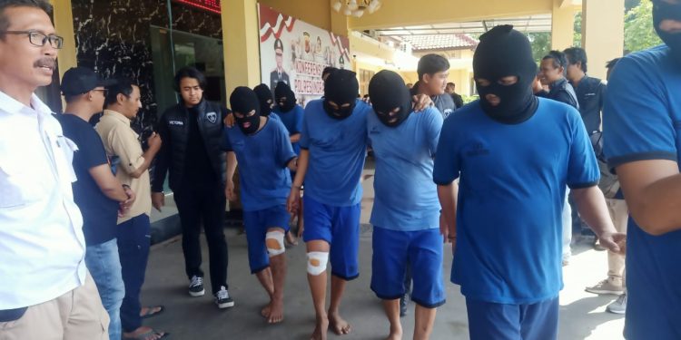 Polres Indramayu Ringkus 9 Maling Motor, 5 Diantaranya Residivis
