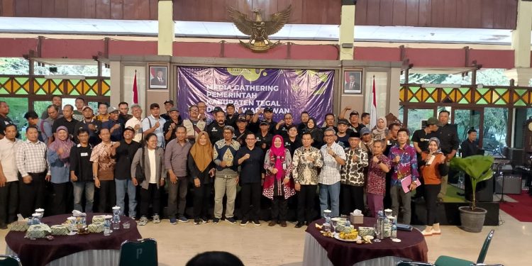 Media Gathering Pemerintah Kabupaten Tegal Membangun Sinergi Bersama Wartawan
