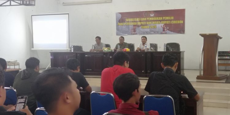 PWI Kabupaten Cirebon Gelar Sosialisasi dan Pendidikan Pemilih untuk Pilbup Cirebon 2024.