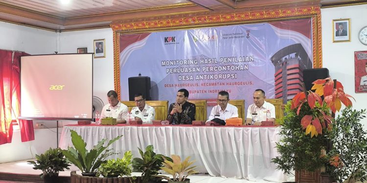 Desa Haurgeulis  Kabupaten Indramayu menjadi Desa Anti Korupsi di Jawa Barat. 
