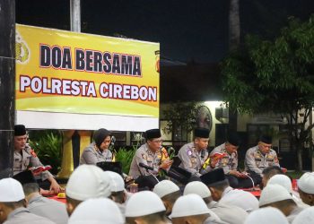 Polresta Cirebon Gelar Doa Bersama dan Yasinan Jelang Pilkada Serentak 2024.