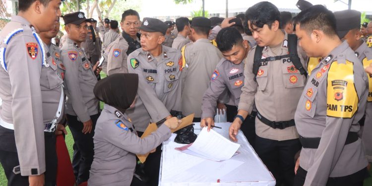 Amankan Pilkada Serentak 2024, Polres Indramayu Terjunkan Ratusan Personel