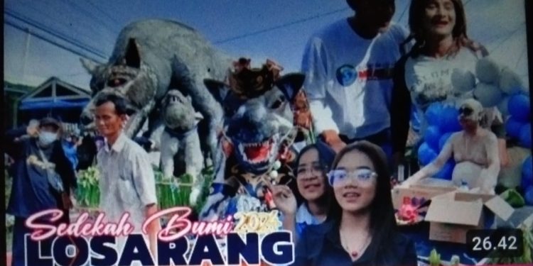 Pemdes Losarang Gelar Acara adat  Sedekah Bumi 