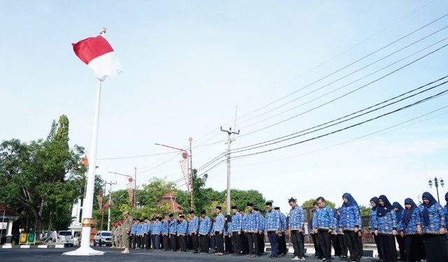 Peringatan Hari Bela Negara ke-76 Tingkat Kabupaten Indramayu