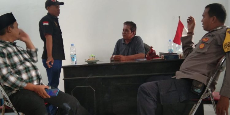 Antisipasi Kerawanan Lingkungan, Pemdes Curug Koordinasi dengan Polsek Kandanghaur