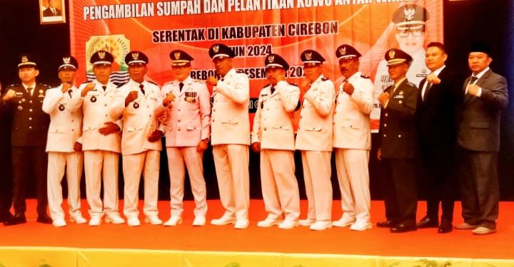Tujuh Kuwu Pergantian Antar Waktu Resmi Dilantik Pejabat Bupati Kabupaten Cirebon