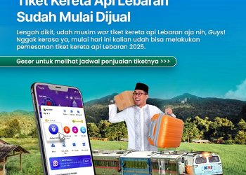 Tiket KA Lebaran Sudah Bisa Dipesan, Catat Jadwalnya Agar Tidak Kehabisan