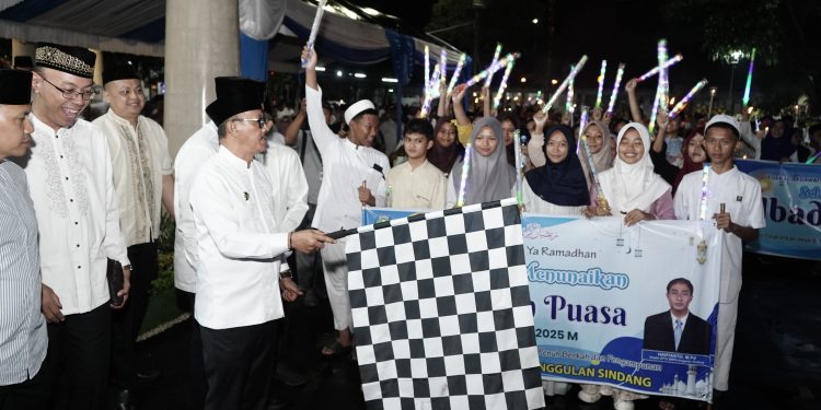 Semarak dan Meriah! Pawai Tarhib Sambut Ramadan di Indramayu