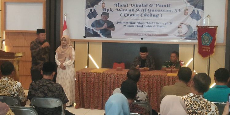 Halal bihalal dan pamit camat Ciledug wawan arif Gunawan SE Berlangsung Hikmah